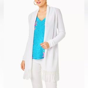 Lily Pulitzer white Tatum cardigan